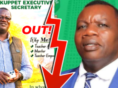 Principal’s row costs KUPPET official, powerful seat after 28-year-stint